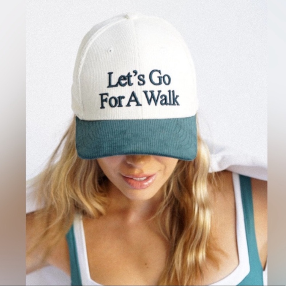 Yellow the Label Let’s Go for a Walk Corduroy Hat